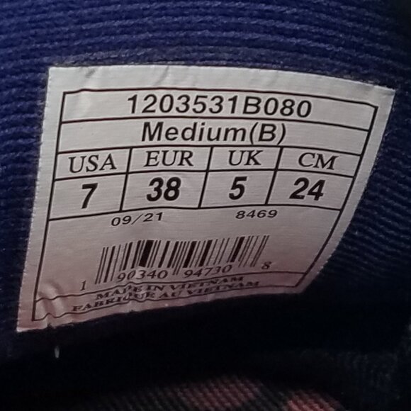 Brooks Adrenaline GTS 22 Women's Size 7 B (Medium) Running Shoes Navy Blue - Picture 12 of 14